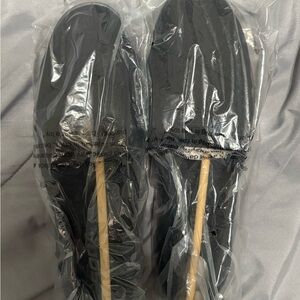 Soda Black Canvas Slip-Ons